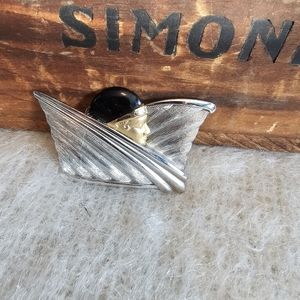 Vintage Flapper Brooch